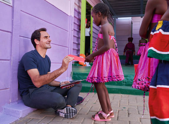 rencontre avec roger federer